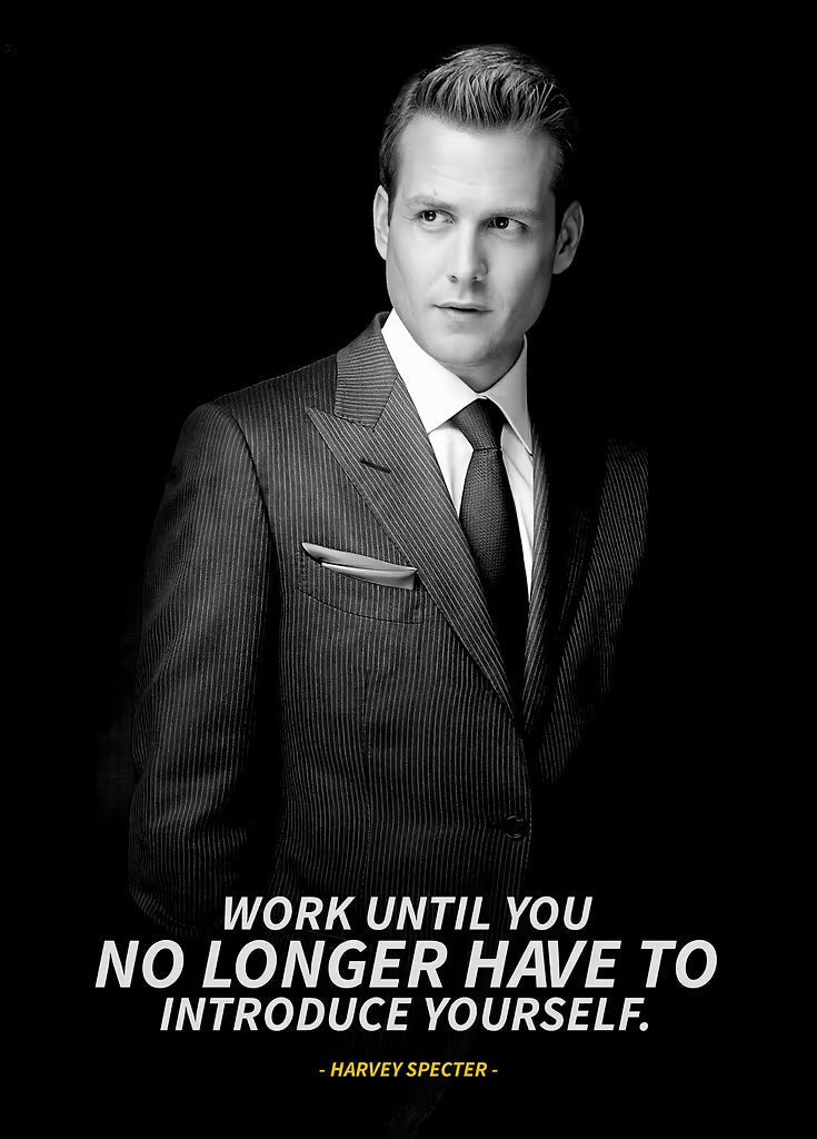 Harvey Specter metal poster artwork